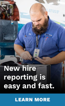 New hire reporting is easy and fast. Learn More.