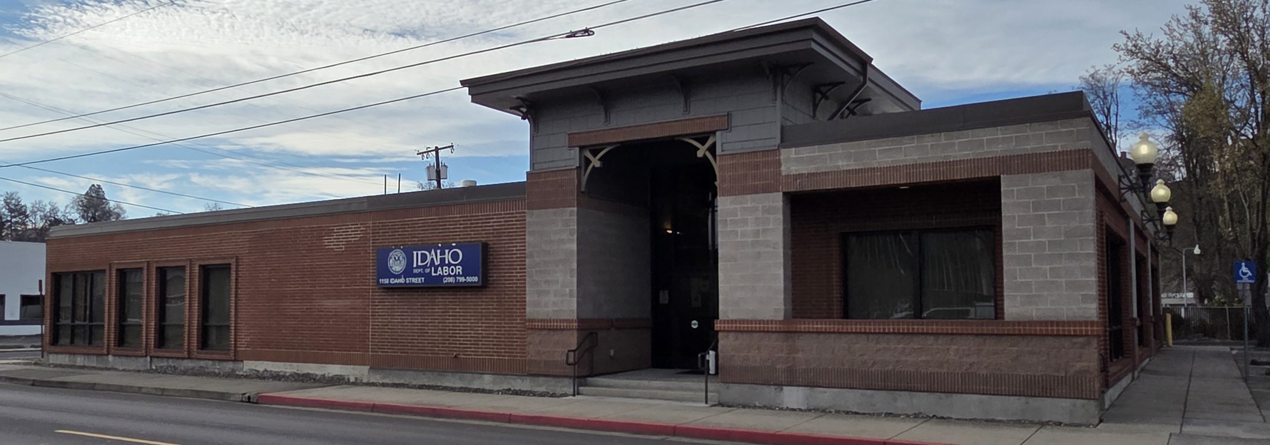 Front view of the Lewiston local office.