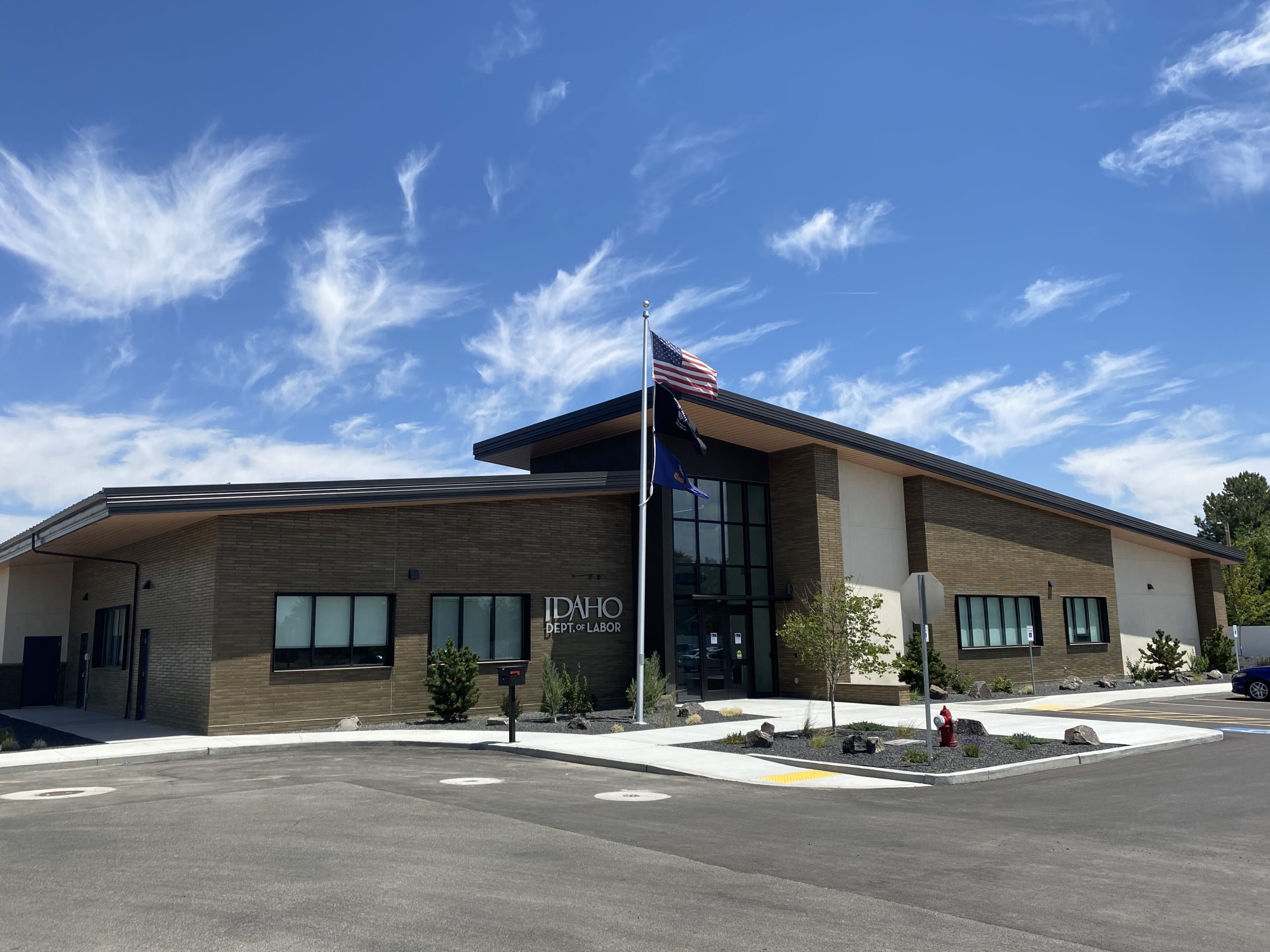 Front view of the Twin Falls local office.